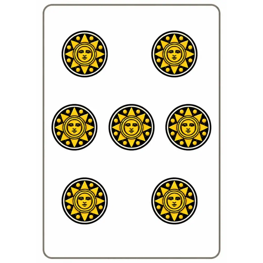 7 denari